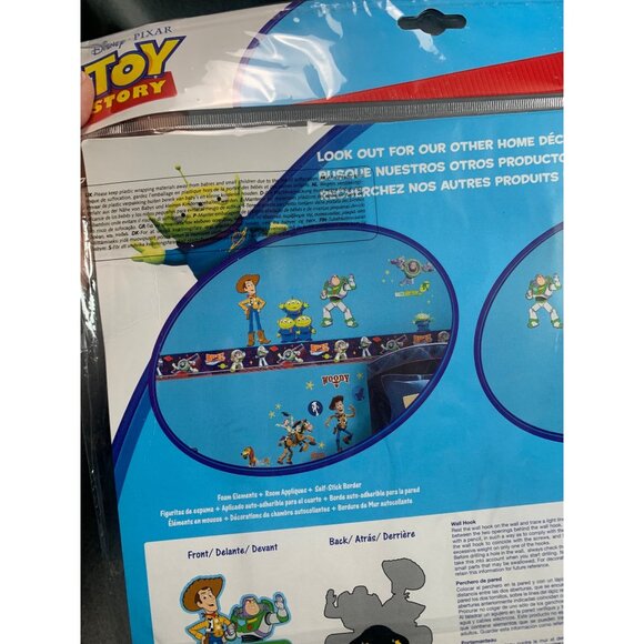 Disney Pixar Toy Story Wall Hook Featuring Woody & Buzz Lightyear By Decofun - N - Picture 8 of 9